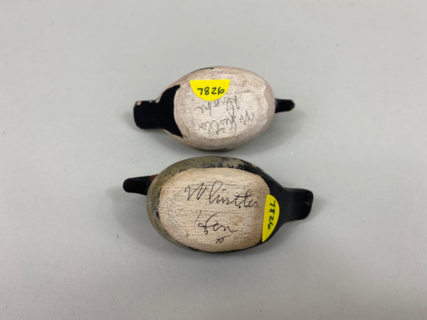 Pair of Gerald Tremblay Miniature Goldeneyes (#7826)