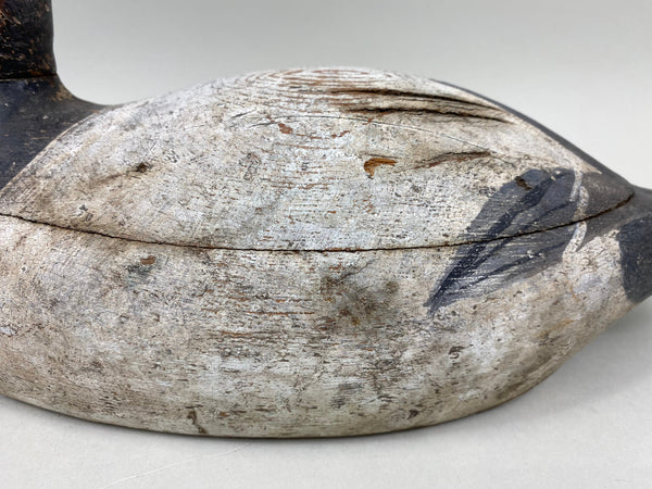 Evans Canvasback Drake, Original Paint, Circa 1930's (#7834)