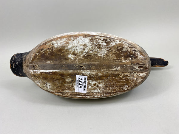 Evans Canvasback Drake, Original Paint, Circa 1930's (#7834)