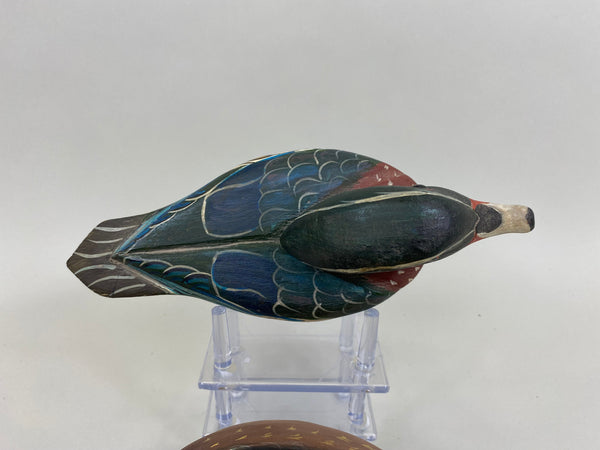 Bud Hinck Pair of Half Size Wood Ducks (#7859)