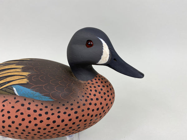 Ken Harris Blue Wing Teal Drake Original Paint (#7869)