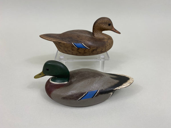 Walter Ruppel Pair of Quarter Size Mallards (#7898)