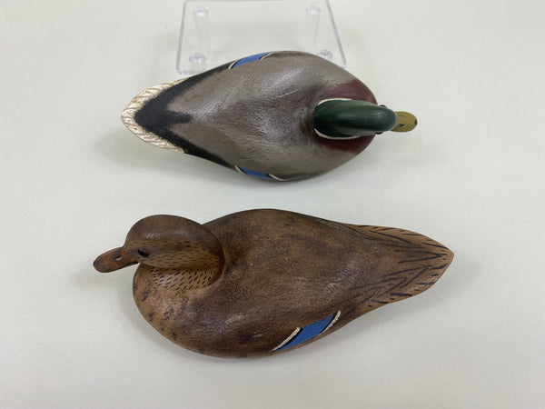 Walter Ruppel Pair of Quarter Size Mallards (#7898)