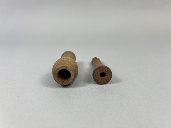 Unknown Wooden Metal Reed Duck Call (#H48)