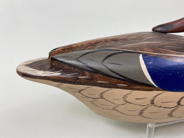 Illinois River Mallard Hen Sleeper, Charlie Moore Paint (#7905)