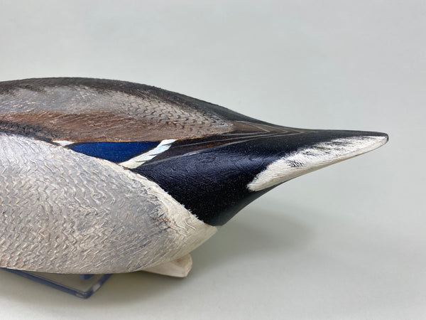 Torry Ward Mallard Drake Hunting Decoy, Branded, Signed (#7906)