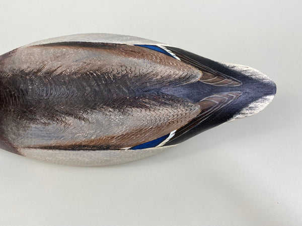 Torry Ward Mallard Drake Hunting Decoy, Branded, Signed (#7906)