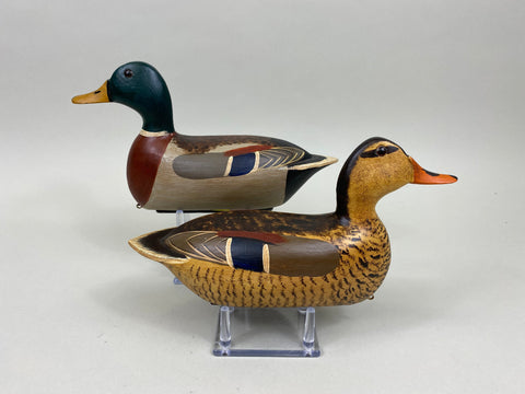Jim Slack Hy Hotze Style Mallards Pair Half Size (#7984)