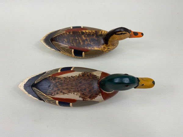 Jim Slack Hy Hotze Style Mallards Pair Half Size (#7984)