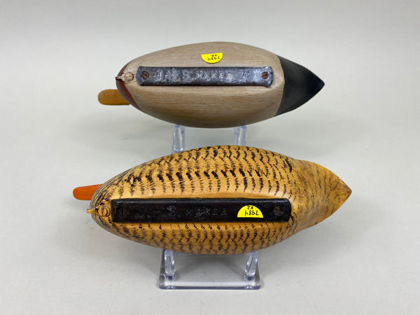 Jim Slack Hy Hotze Style Mallards Pair Half Size (#7984)