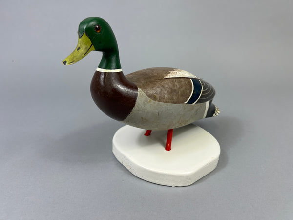 Illinois River Standing Mallard Half Size, Hageman Paint 1950's (#4606)