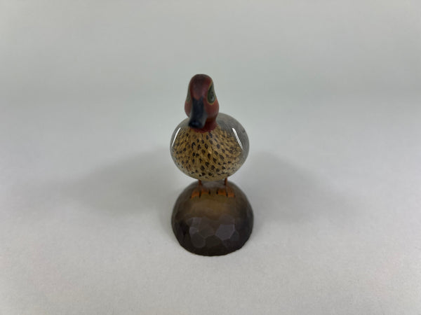 George Strunk Miniature Standing Green Wing Teal (#2988)