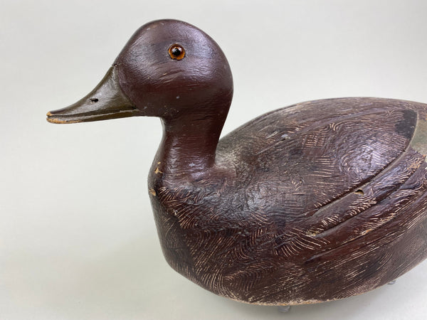 Unknown Quebec Teal Hen, Original Paint (#8006)