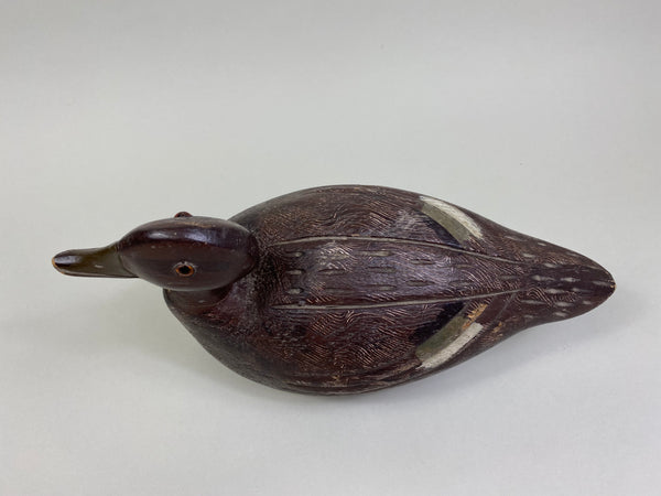 Unknown Quebec Teal Hen, Original Paint (#8006)