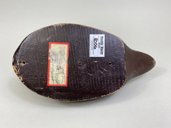 Unknown Quebec Teal Hen, Original Paint (#8006)