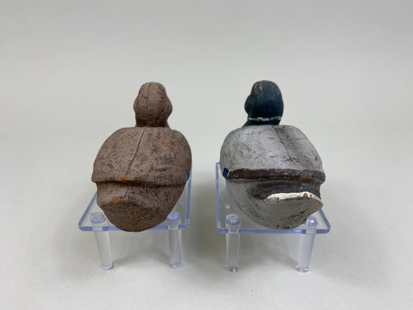 Salesman Sample Pair of Carry Lite Paper Mache Mallards (#8119)