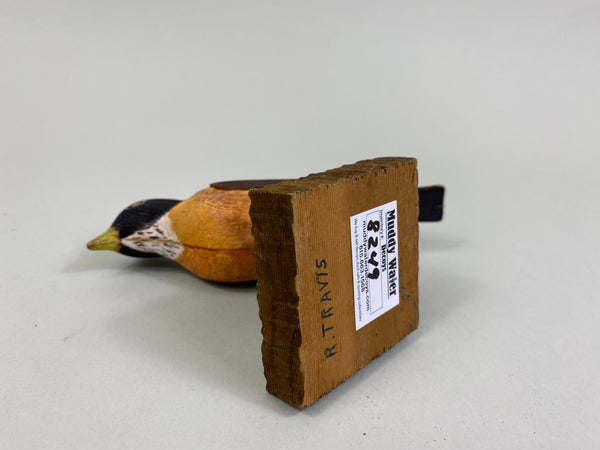 Ron Travis Hand Carved Robin (#8249)