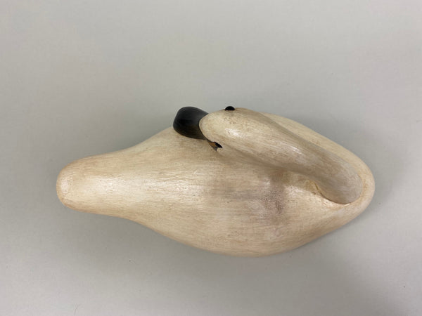 Third Size Wildfowler Preening Swan, Stamped (#8255)