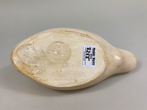 Third Size Wildfowler Preening Swan, Stamped (#8255)