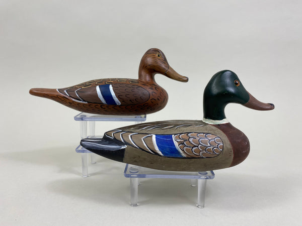 J. Gee Pair of Miniature Mallards (#8257)