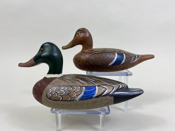 J. Gee Pair of Miniature Mallards (#8257)
