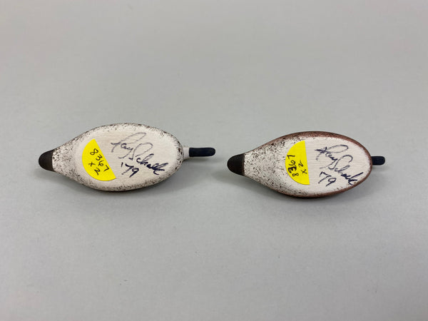 Ray Schalk Miniature Pair of Mason Style Blue-Winged Teal (#8367)