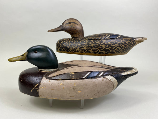 Al Ries Tru-Dux Pair of Mallards, Original Paint (#8374)