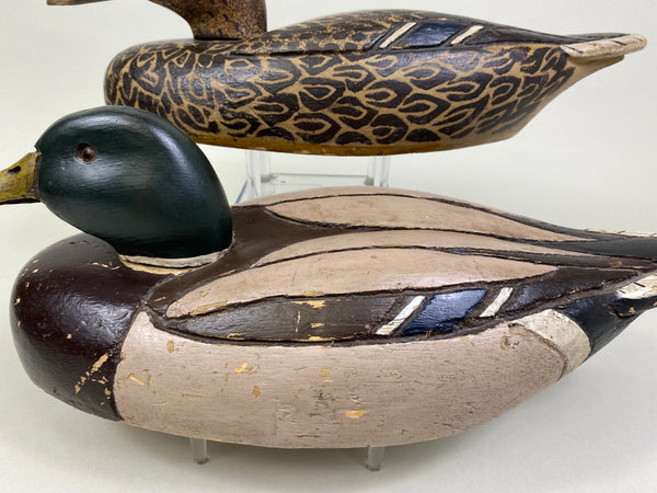 Al Ries Tru-Dux Pair of Mallards, Original Paint (#8374)
