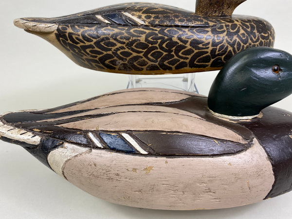 Al Ries Tru-Dux Pair of Mallards, Original Paint (#8374)