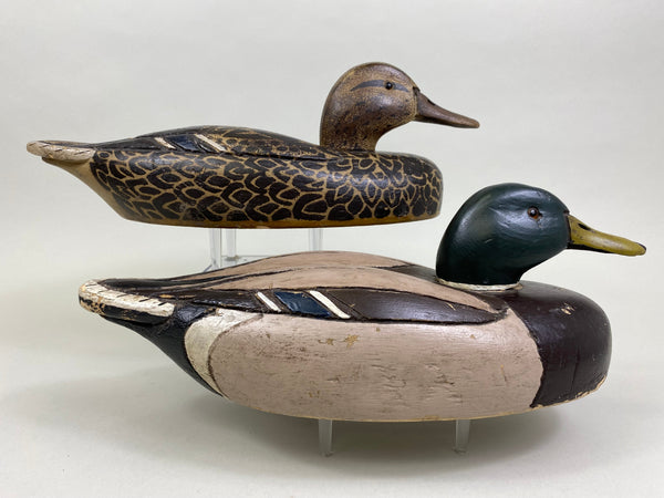 Al Ries Tru-Dux Pair of Mallards, Original Paint (#8374)