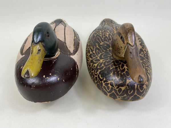 Al Ries Tru-Dux Pair of Mallards, Original Paint (#8374)