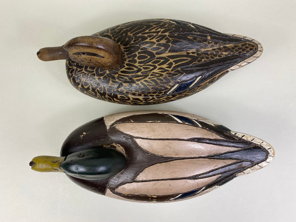 Al Ries Tru-Dux Pair of Mallards, Original Paint (#8374)