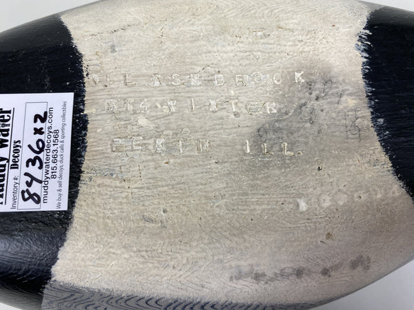Virgil Lashbrook Redhead Pair, Winter Street Address (#8436)