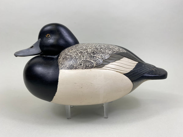 Robert Kerr Snuggle-Head, Sleepy-Eye Bluebill Drake (#8492)