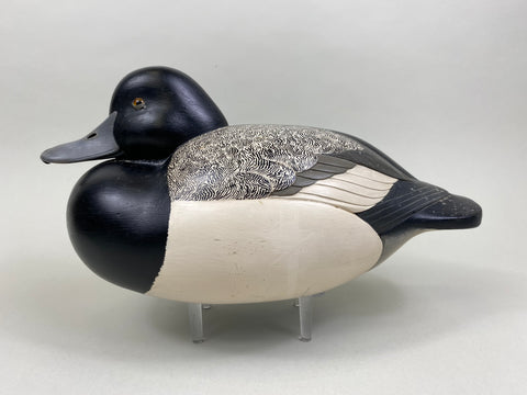 Robert Kerr Snuggle-Head, Sleepy-Eye Bluebill Drake (#8492)