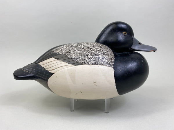 Robert Kerr Snuggle-Head, Sleepy-Eye Bluebill Drake (#8492)