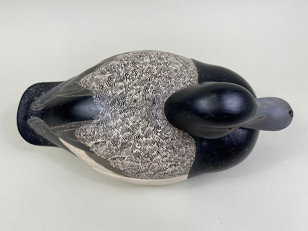 Robert Kerr Snuggle-Head, Sleepy-Eye Bluebill Drake (#8492)