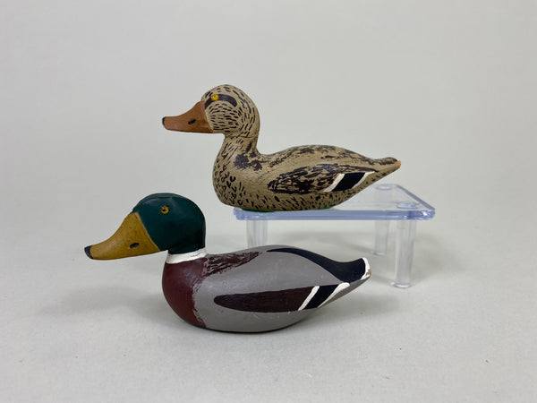 Pair of Unknown Miniature Mallards (#8551)