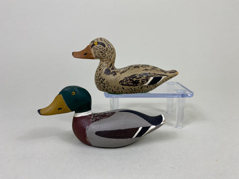 Pair of Unknown Miniature Mallards (#8551)