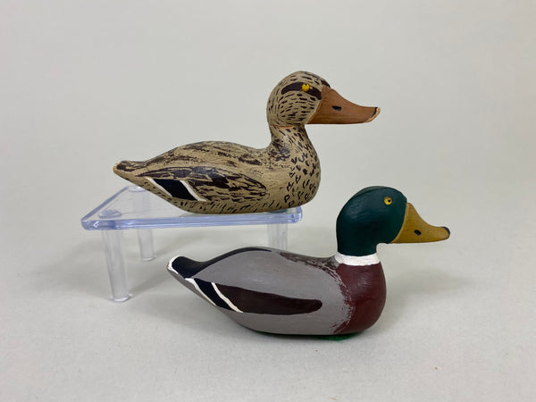 Pair of Unknown Miniature Mallards (#8551)