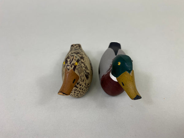 Pair of Unknown Miniature Mallards (#8551)