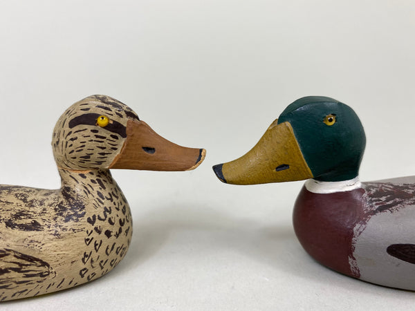 Pair of Unknown Miniature Mallards (#8551)