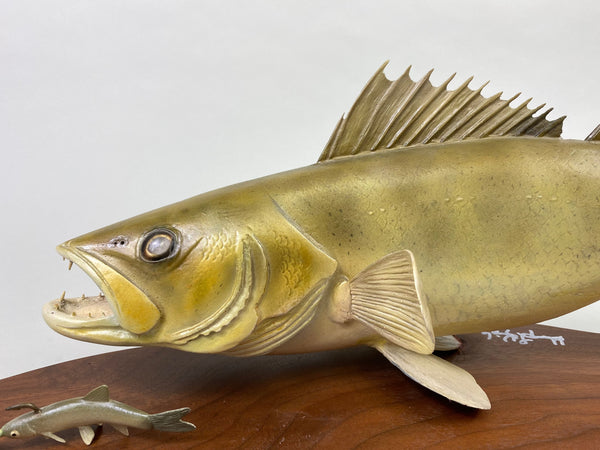 Hank Kimple Hand Carved Lifesize Walleye (#8636)
