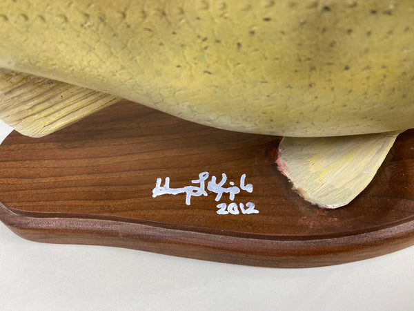 Hank Kimple Hand Carved Lifesize Walleye (#8636)
