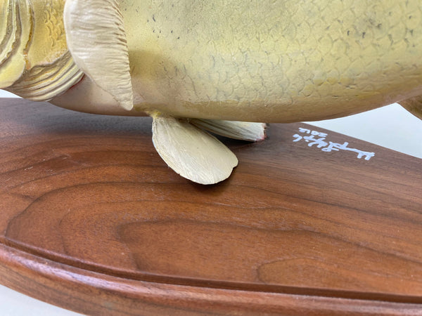Hank Kimple Hand Carved Lifesize Walleye (#8636)