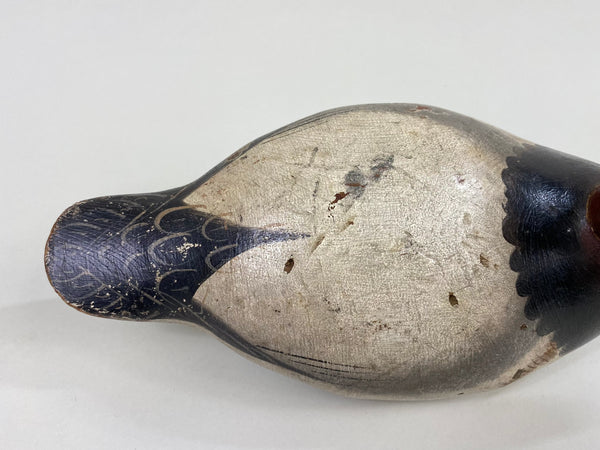 Senica Lake Mason Canvasback Drake, Original Paint (#8637)