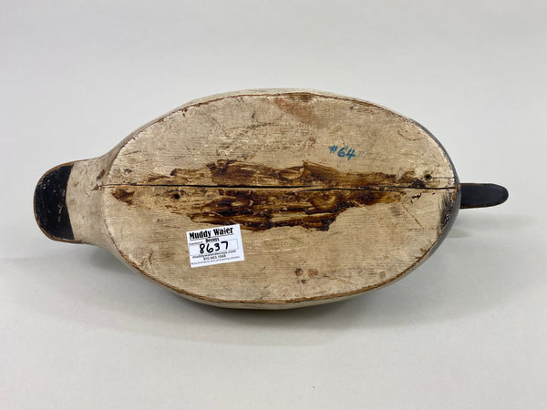 Senica Lake Mason Canvasback Drake, Original Paint (#8637)