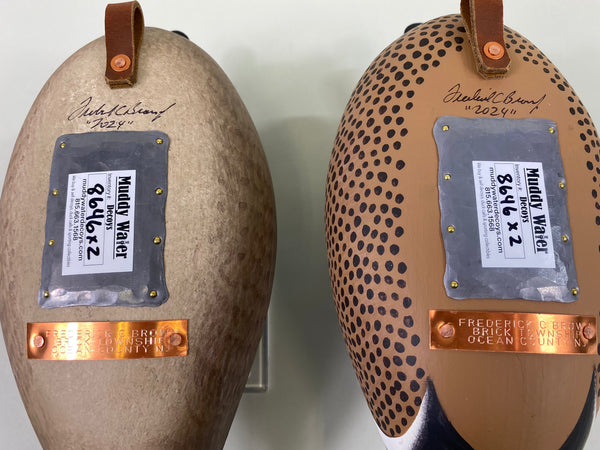 Frederick Brown Pair of Blue-Winged Teal (#8646)