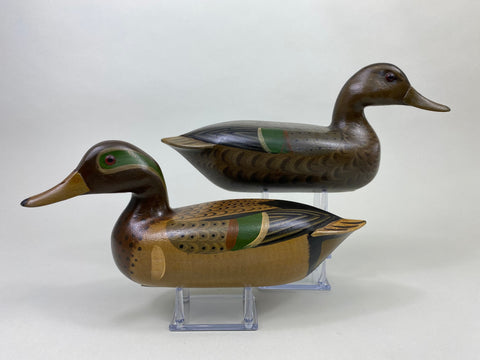 T.J. Hooker Perdew Style Pair of Green-Wing Teal (#8799)