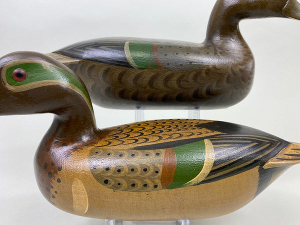 T.J. Hooker Perdew Style Pair of Green-Wing Teal (#8799)